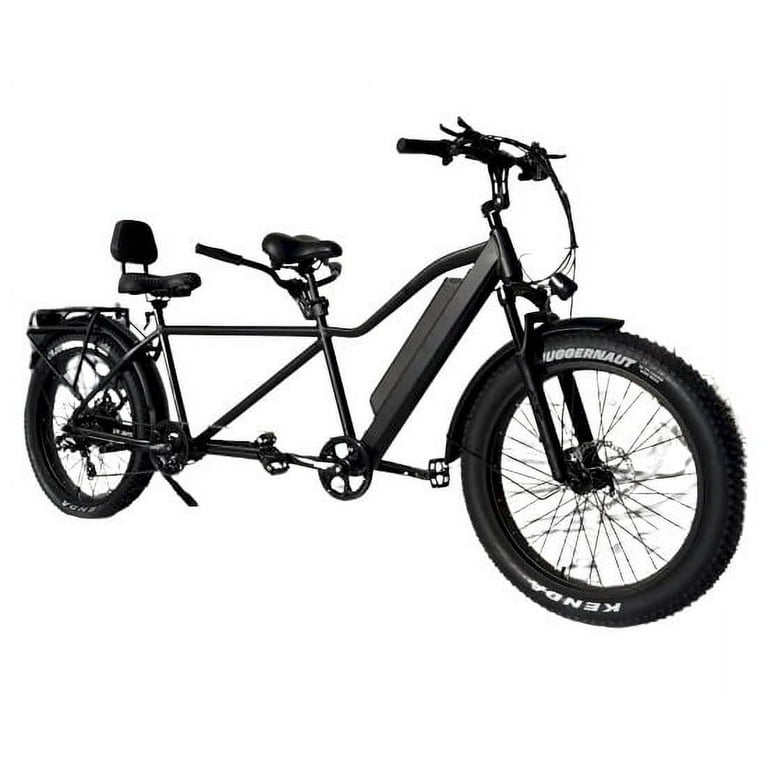 Hybrid Tandem Electric Bike 2 Person Fat Tire Cycle
