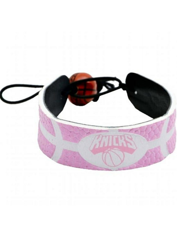 GameWear GWBKTNYKP NBA New York Knicks Pink Basketball Bracelet