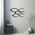 thumbnail image 4 of LaModaHome Exclusive Line Art Fishes Metal Wall Art – Durable & Artistic Metal Wall Art for Home and Office Decor, Perfect for Any Interior Design Aesthetic, 4 of 5