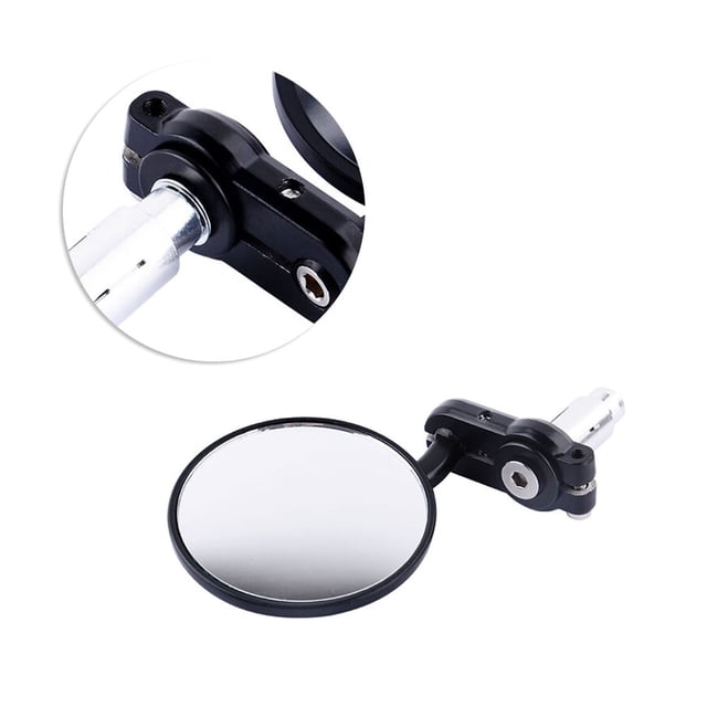 Espejos redondos de aluminio para moto para una conducción segura de día o de noche