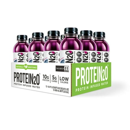 Protein2o Protein Infused Water, Acai Blueberry Pomegranate, 10g Protein, 12 (Best Bottled Protein Shakes)