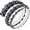 Silver, variant on Men Stainless Steel Vintage Hip Hop Style Non-Mainstream Octopus Tentacle Wrap Finger Ring