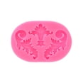 thumbnail image 4 of Uxcell 5 Pcs Molde de arcilla de polímero, Molde de arcilla Molde de fondant 3D Barroco Lod-Mold Silicona para manualidades Secado al aire DIY Pastel Rosa, 4 of 7