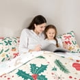 thumbnail image 5 of Homewish Kawaii Bow Full Size Comforter Sets 3-Piece for Teens Boys Girls,Merry Christmas Bedding Comforter Set,Xmas Festival Lightweight Bedding Sets,Super Cozy Room Decor,Reversible, 5 of 8