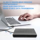 thumbnail image 5 of Grabadora USB 3.0 Unidad óptica externa Grabadora de DVD Accesorio para PC Tipo C Negro para Windows XP (Negro), 5 of 8