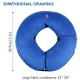thumbnail image 2 of Protective Inflatable Cone Collar for Recovery Cone, Adjustable Soft Comfortable Pet Recovery Collar After Surgery, Scratching,Stitches, Rashes Wounds,L, 2 of 6