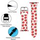 thumbnail image 3 of Pinjeg Compatible Con Apple Watch Pink Strawberry 38/40/41/42/44/45 Mm Correa Deportiva De Silicona Suave Para Mujeres Hombres Niños Regalos De Fresa, 3 of 5