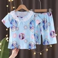 thumbnail image 2 of Aisha princesa Mickey Mouse niñas pijamas conjunto de manga corta ropa de aire acondicionado para niños fragancia verano Homeclothes12 115-125CM Gao Jinjia LED, 2 of 2