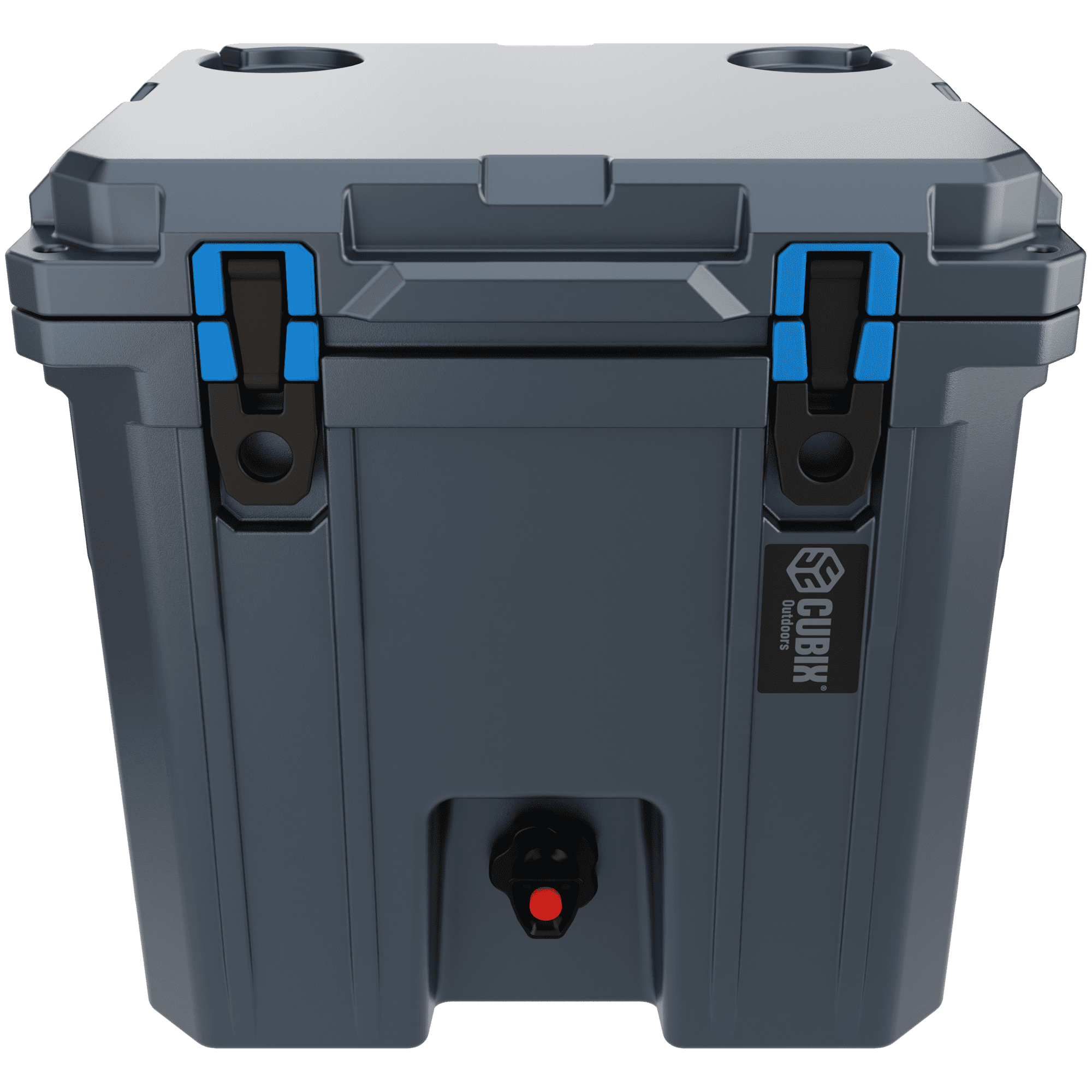 Cubix Outdoors® QuadraX 5 GAL 2-in-1 Portable Insulated Hard Beverage Dispenser and Cooler Fits 14 Cans - Granite Grey
