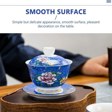 

YIRENWL Enhance Your Tea Ceremony with this Exquisite Vintage Chinese Tea Set - Beautiful Enamel Finish Adds Sophistication - Infuse Charm and Elegance into Your Tea Ritual - Enjoy a Ser