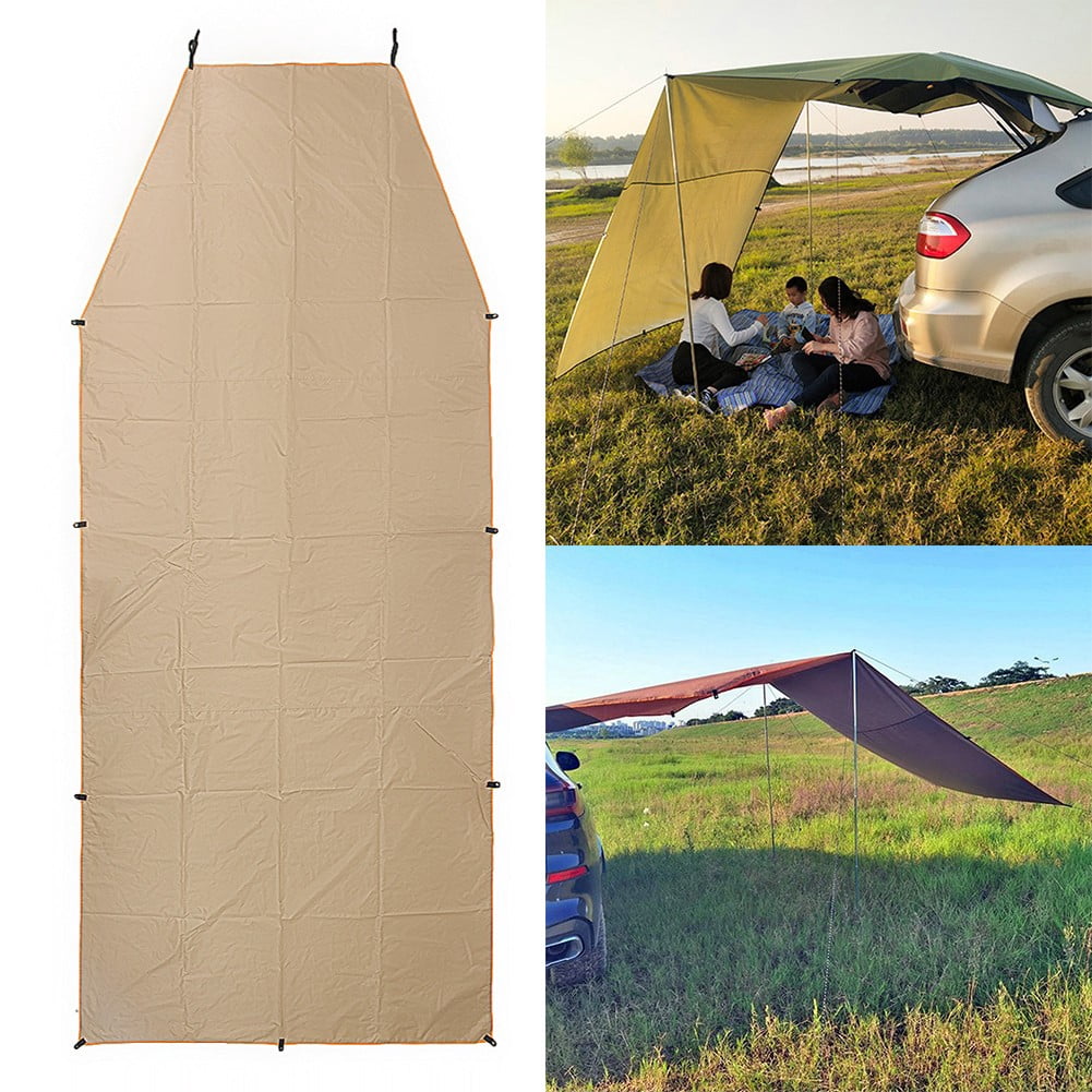Tente De Camping Voiture 300x200cm Auvent Pare-Soleil Portable Pour SUV Coffre Abri Extérieur