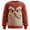 Red6, variant on Telankuip Santa Claus Head Graphic Christmas Sweatshirts for Men Oversized Crewneck Hoodless Pullovers Trendy 3D Printed Xmas Holiday Long Sleeve Tops for Gifts Red6 XL
