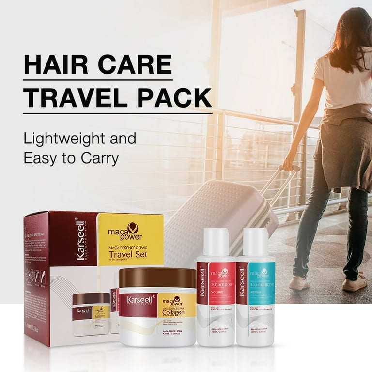 Karseell Collagen Hair Treatment Set, Repair Mask, Shampoo