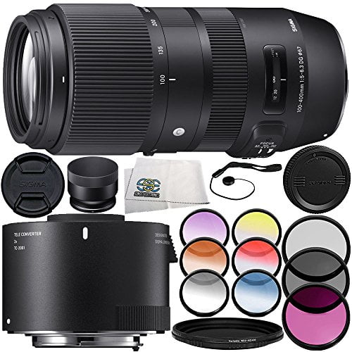 Sigma 100 400mm F 5 6 3 Dg Os Hsm Contemporary Lens For Canon Ef 10pc Accessory Bundle Sigma Tc 01 2x Teleconverter For Canon Ef More Walmart Com Walmart Com Sigma 100 400mm F 5 6 3 Dg Os Hsm Contemporary Lens For Canon Ef 10pc Accessory Bundle Sigma Tc 01 2x Teleconverter For Canon Ef More Walmart Com Walmart Com