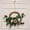 Natural Tan, variant on 10 Inch Christmas Grapevine Wreath - Handwoven with Flowers & Leaves, Original Wild Plant Vibe, Indoor Outdoor Xmas Holiday Decor