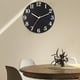 thumbnail image 1 of Reloj de pared con luz nocturna moderna, relojes de pared silenciosos que no hacen tictac de 12 pulgadas, números y manecillas con funciones luminosas Negro perfecl Reloj de pared, 1 of 8