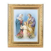 8.25" x 10.25" Gold Wood Frame with a 6" x 8" The Holy Family Print