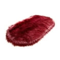 thumbnail image 2 of Matoen Fluffy Bedroom Rug 20"x31.5", Shaggy Area Rug for Bedroom Bedside, Soft Oval Throw Rugs Carpet for Living Room Kids Girls Home Decor, 2 of 6
