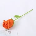 thumbnail image 2 of Puntoco Flor Artificial De Crochet Naranja,Decoración Hogareña, 2 of 3