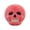 Hot Pink, variant on Plush Skull Pillow, Soft Fuzzy Decorative Throw Pillow for Bedroom, Aesthetic Gothic Home Decor, Cute Skull Gift for Teens and Adults, 7.87 Inch, Pink and Blue Options