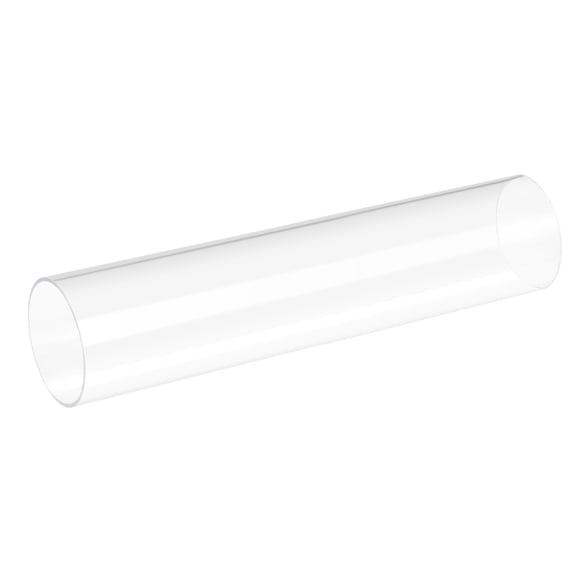 Unique Bargains Acrylic Pipe Rigid Round Tube Clear 41mm ID 45mm OD 200mm