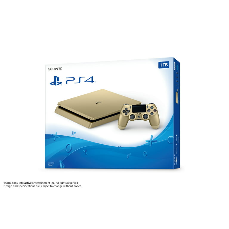 Sony PlayStation 4 PS4 Slim 1TB Gold Game Console Limited Edition Fast Free  Ship