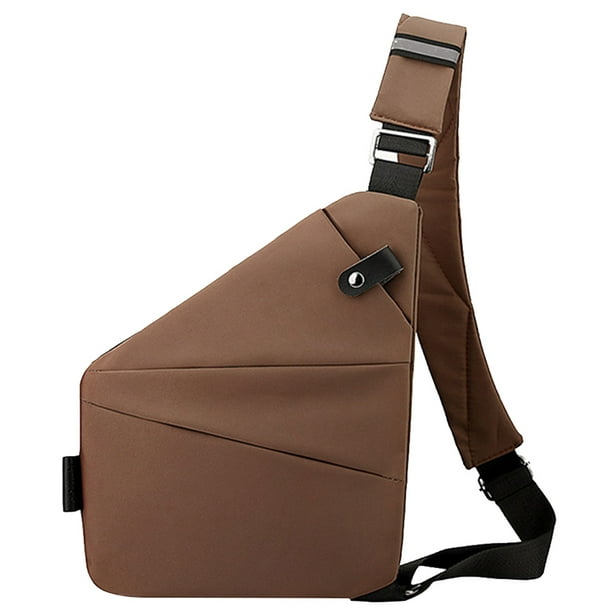 Para Armas Pecho para Hombre Hombro Con Múltiples Bolsillos Gran Capacidad Hombro Derecho Marrón