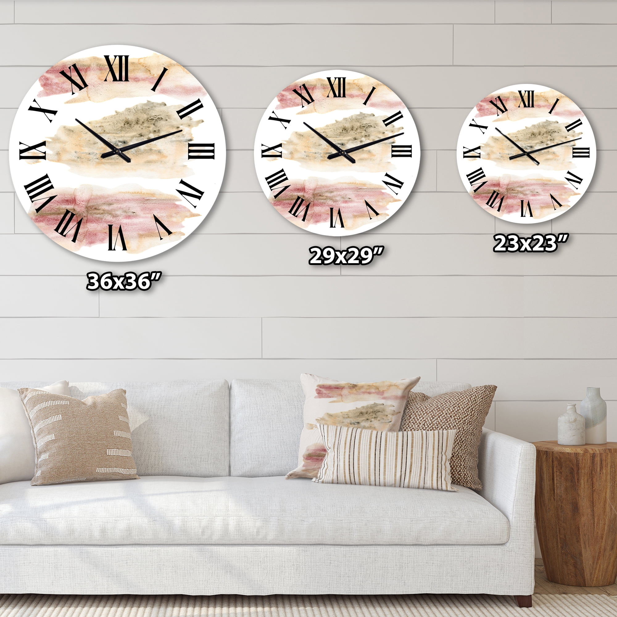Designart 1 in Quartz Modern/Contemporary Wall Clock