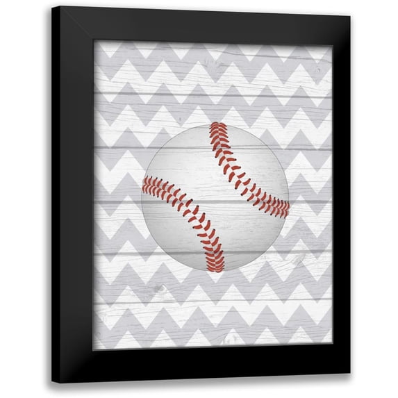 Robinson, Tamara 12x14 Black Modern Framed Museum Art Print Titled - Baseball