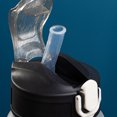 thumbnail image 1 of Botella De Agua Botella de agua deportiva con marcador de tiempo Botella de bebida motivacional (cubierta negra) Likrtyny Para Estrenar, 1 of 9