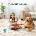 thumbnail image 6 of CHITOOMA 10'x14' Area Rugs for Living Room, Boho Machine Washable Stain Resistant Non-Shed Carpet, Floral Area Rug with Non-Slip Backing for Bedroom, Dining Room, Dorm, Office, 6 of 9