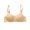 Khaki, variant on Turilly Bras Womens Solid Color Lace Wireless Bra Breathable No Rims Casual Everyday Wear Everyday Bras