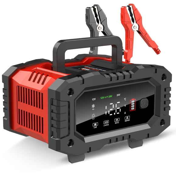 Cargador de batería YONHAN 0-20A 12V/24V LiFePO4 Plomo Acido