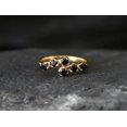 thumbnail image 1 of Onyx Ring Natural Black Onyx Ring Minimalist Genuine Onyx Stacking Band Ring, 1 of 5