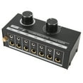 thumbnail image 1 of 3.5mm Audio Switcher, 6 Input 1 Output Audio Switcher Lossless Output QH 06 Plug and Play  for Mobile Phone, 1 of 7