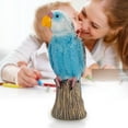 thumbnail image 3 of MeetYTOYS Realistic Parrot Birds Figurines, 2-4" Animals Figures, Educational Toy Cake Toppers Christmas Birthday Gift for Kids Toddlers, 3 of 4