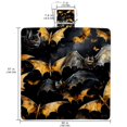 thumbnail image 2 of Bats Canvas Beach Blanket Picnic Mat - Outdoor Oversized Sandproof Mat for Camping, Travel, and Beach Trips - Foldable and Portable - Large Size with Quick Dry Material, 2 of 6