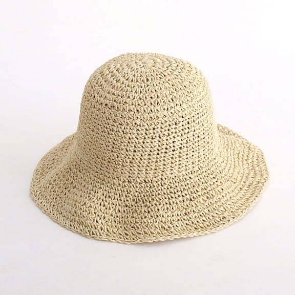 Women's Sun Hats Summer Hat Women'S Sun Block Beach Sun Hat Holiday Sun Hat Seaside Large Brim Fisherman Hat Sun Block Hat Handmade Women's Accessories
