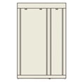 thumbnail image 6 of Tcbosik 67 inch Portable Wardrobe Closet for Small Room, Clothing Organizer Rack with Non-Woven Fabric Cover, Storage Shelves and Hanging Rod, Beige, 6 of 7