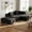 Carbon Black, variant on Meeyar 90" Frameless Modular Sectional Sofa with L Shaped Chaise, Cloud Couch for Living Room, No Assembly Carbon Black