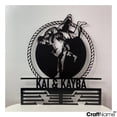 thumbnail image 3 of Craftnamesign Custom Metal Brazilian Jiu Jitsu Medal Hanger Wall Art, BJJ Medal Holder, 3 of 4