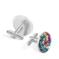 thumbnail image 3 of Unicorn Stylish Shirt Cufflink Set Made of Stainless Steel for Formal Wear - for Weddings and Special Occasions - Silver Jewelry Option Available, 3 of 6