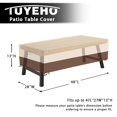 thumbnail image 2 of Funda para muebles de patio Tuyeho 122x71x33 cm impermeable, 2 of 6