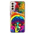 thumbnail image 1 of MUNDAZE Samsung Galaxy S22 Shockproof Clear Hybrid Protective Phone Case Neon Rainbow Psychedelic Trippy Hippie Big Brain, 1 of 5