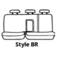 thumbnail image 2 of Covercraft SeatSaver Custom Second Row Seat Cover: Charcoal, 60/40 Bench Seat, 1 Pk, 2 of 2