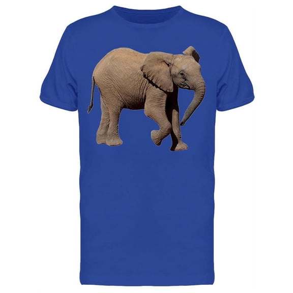 Young African Elephant T-Shirt Men -Image by Shutterstock, Male Small