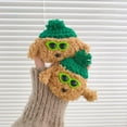 thumbnail image 2 of Yatchen Plush Case for AirPods Pro,Kawaii Cute 3D Cartoon Fur Teddy Dog with Green Hat Sunglasses Funny Furry Airpods Pro Cover with Keychain Protector Women Girls for AirPods Pro, 2 of 14