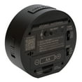 thumbnail image 2 of La Crosse Technology 4" Round Black Atomic Analog Alarm Clock, 617-710B, 2 of 7
