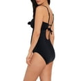 thumbnail image 3 of Time and Tru Women’s Sweetheart Tie Back One Piece Swimsuit, 3 of 4