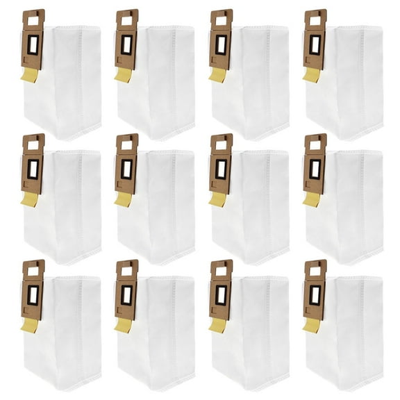 Neutop Disposable Dust Bags Compatible with Roborock S7, S7 , T7S Plus, S70, S75, S7 MaxV Plus, Robot Vacuum Cleaner, Auto-Empty Dock Replacement Parts Accessories,12-Pack.